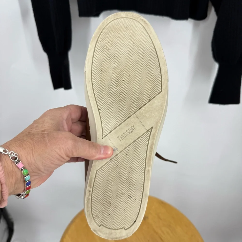 Thursday The Court brown  leather sneaker shoe 9.5W